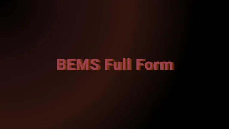 BEMS Full Form