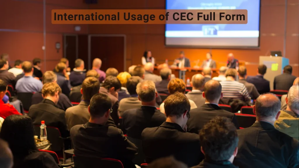 International Usage of CEC Full Form