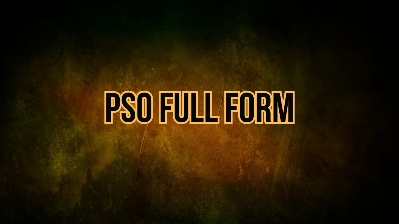 PSO Full Form