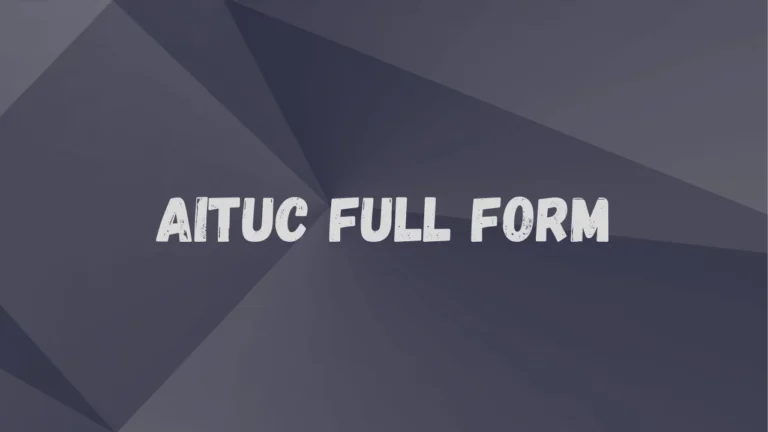 AITUC Full Form