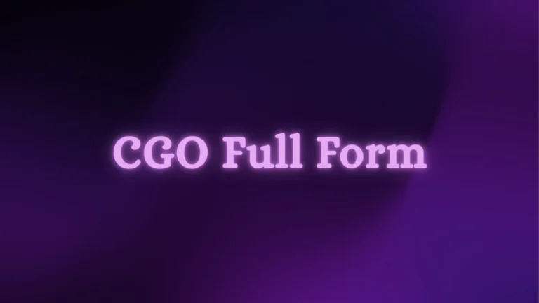 CGO Full Form