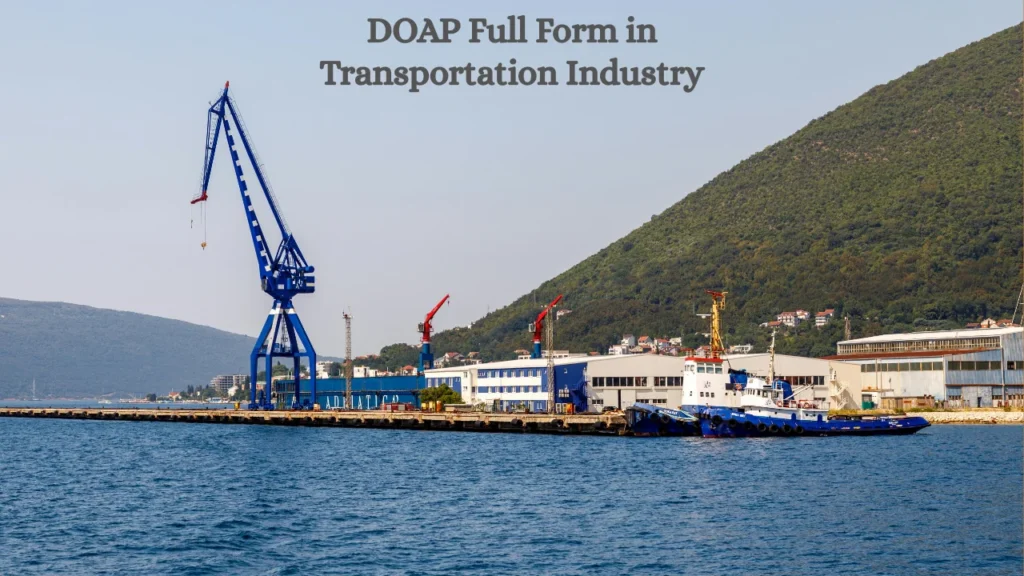 DOAP Full Form in Transportation Industry