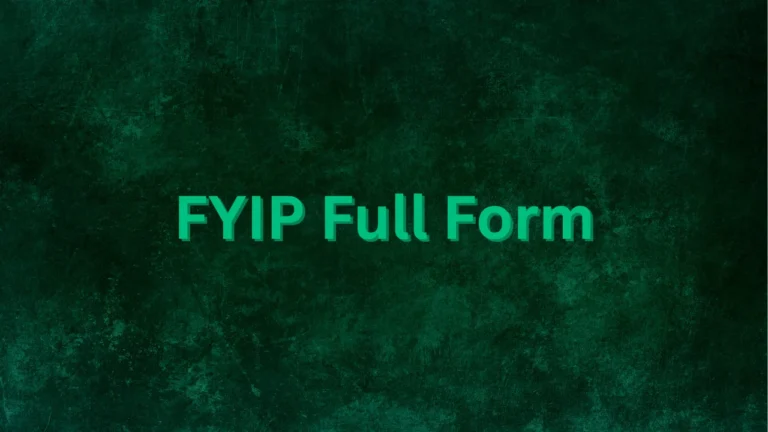 FYIP Full Form