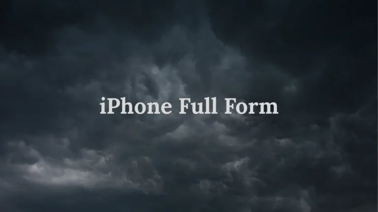 iPhone Full Form