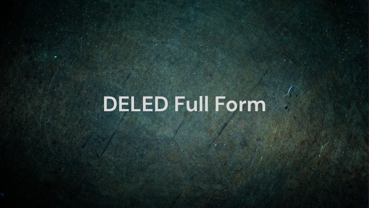 DELED Full Form