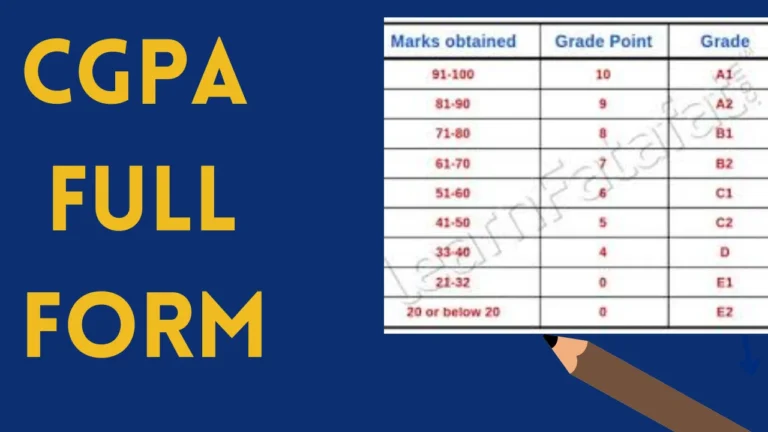 CGPA Full Form