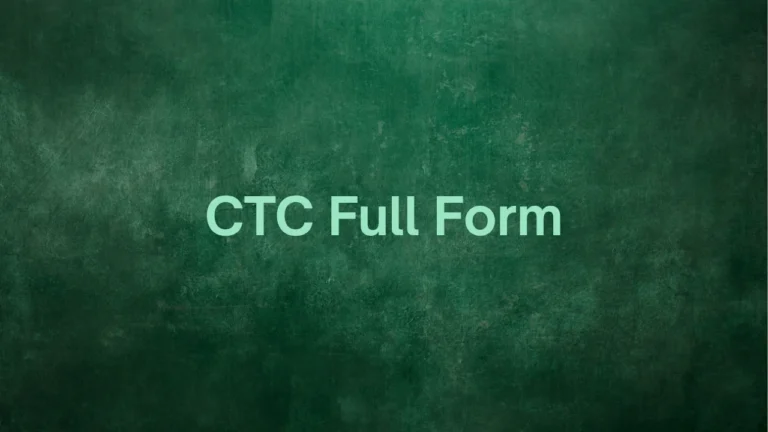 CTC Full Form