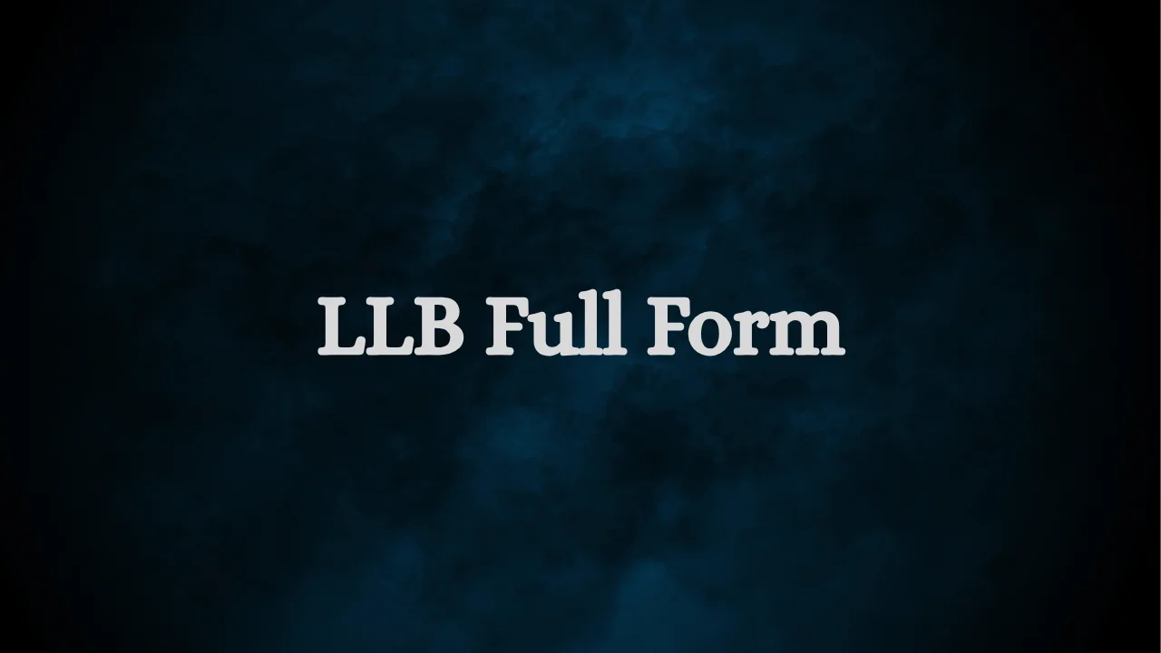 LLB Full Form