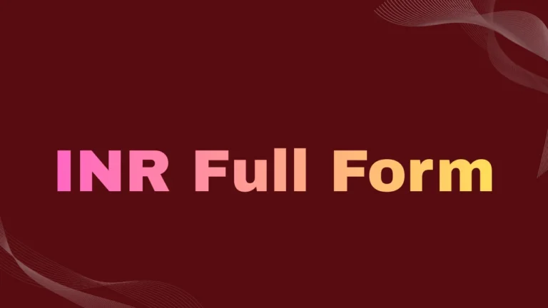 INR Full Form