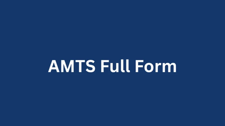 AMTS Full Form