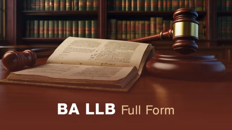 BA LLB Full Form