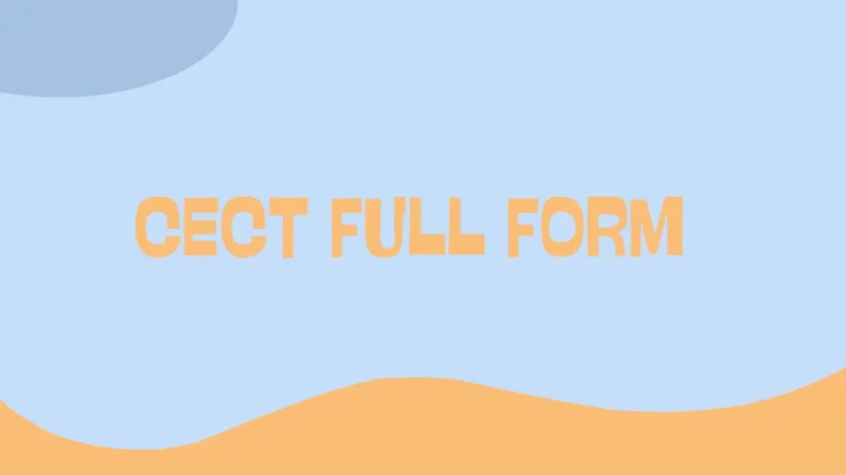 CECT Full Form