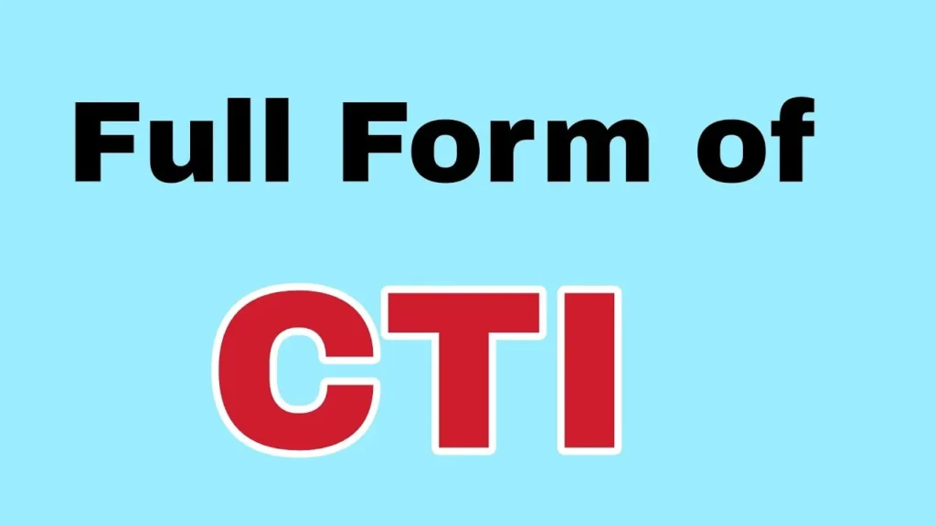 CTI Full Form in Business