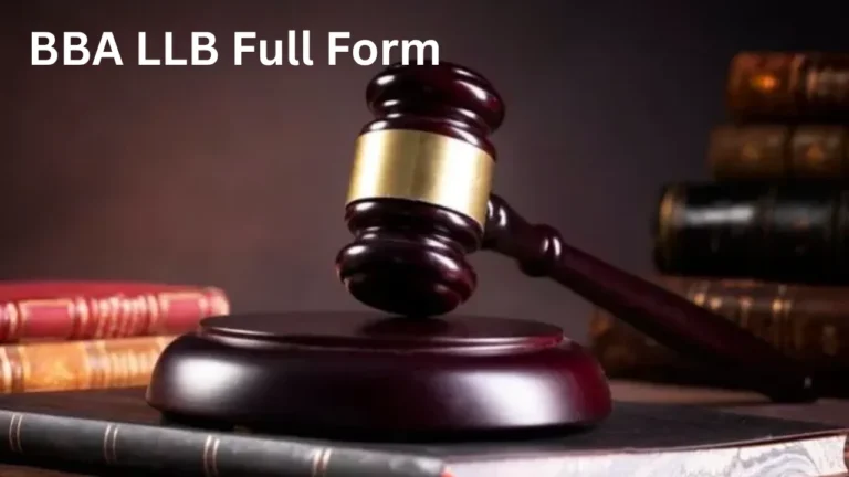 BBA LLB Full Form