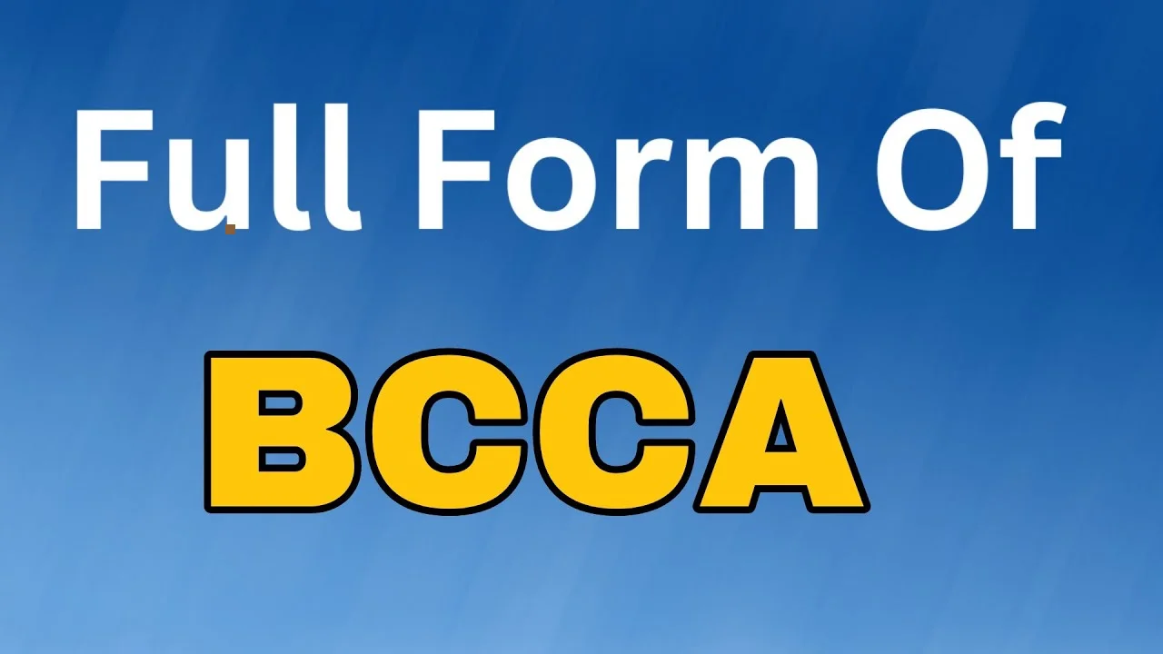 BCCA Full Form