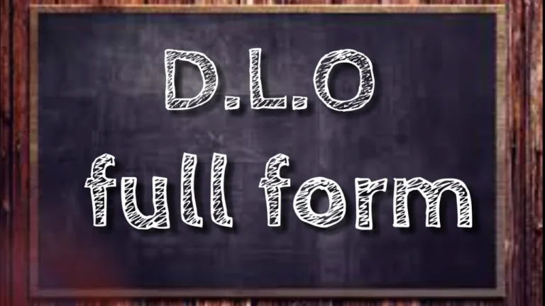 DLO Full Form in Medical