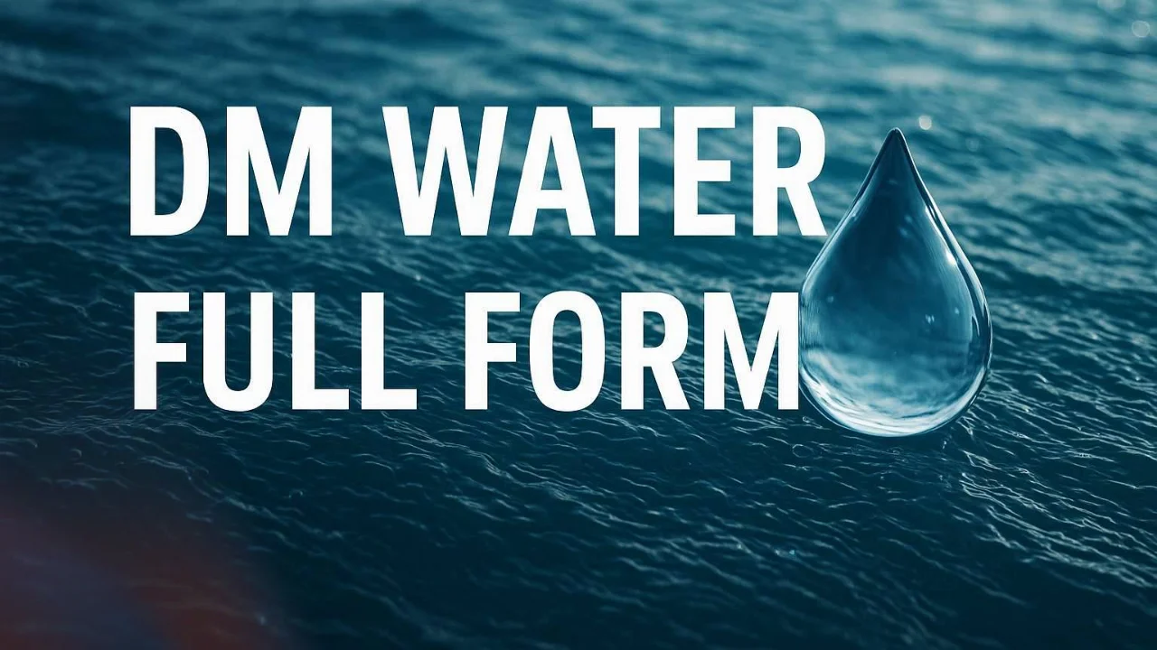 DM Water Full Form